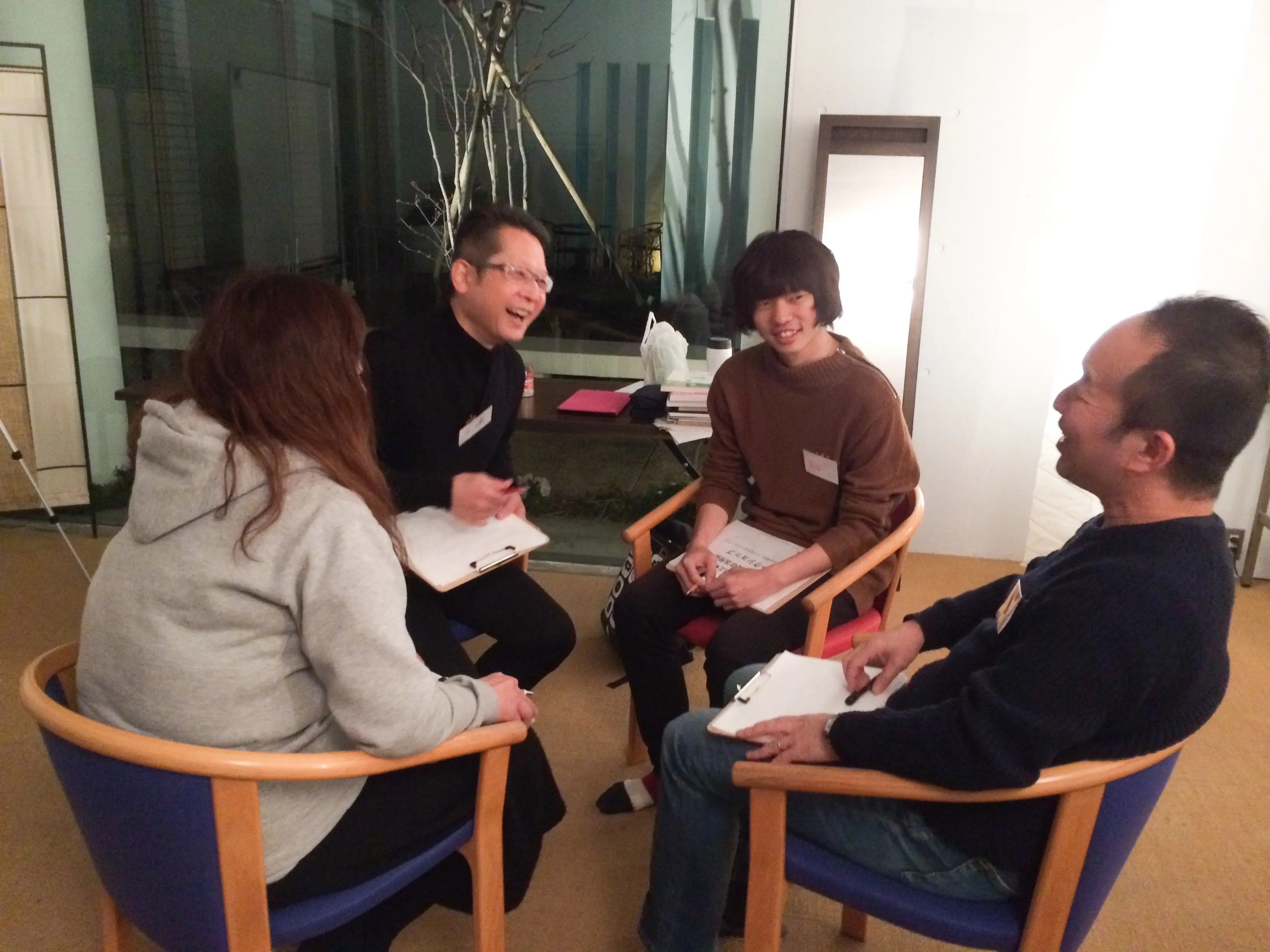 リチャレンジセッションでの相談風景